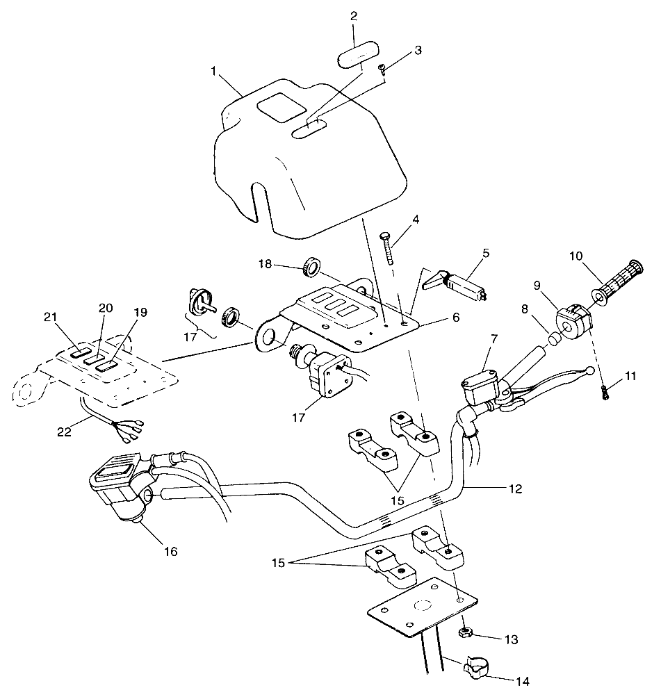 Part Number : 7080631 CLIP CABLE RETAIN (10)