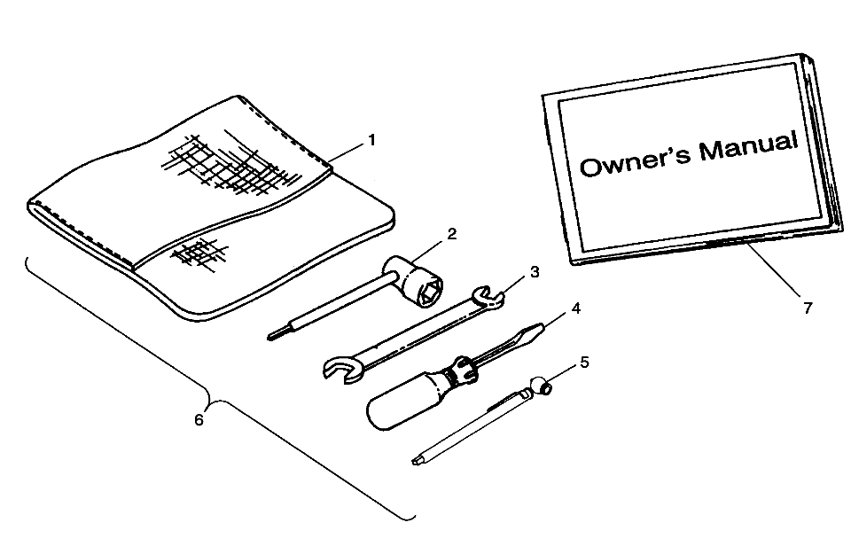 Part Number : 2690124 POUCH TOOLKIT