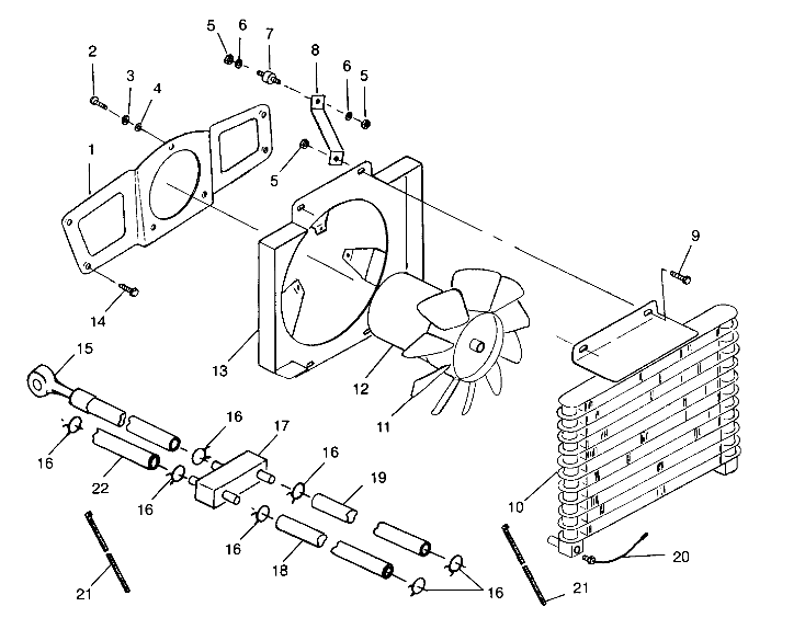 Part Number : 5433001 SHROUD FAN