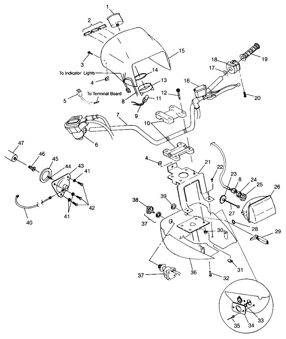 Foto diagrama Polaris que contem a peça 7515188