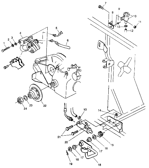 Part Number : 1910301 CYLINDER MASTER BRAKE REAR