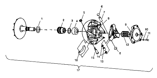 Part Number : 1321706 BRAKING DRIVE CLUTCH ASSEMBLY