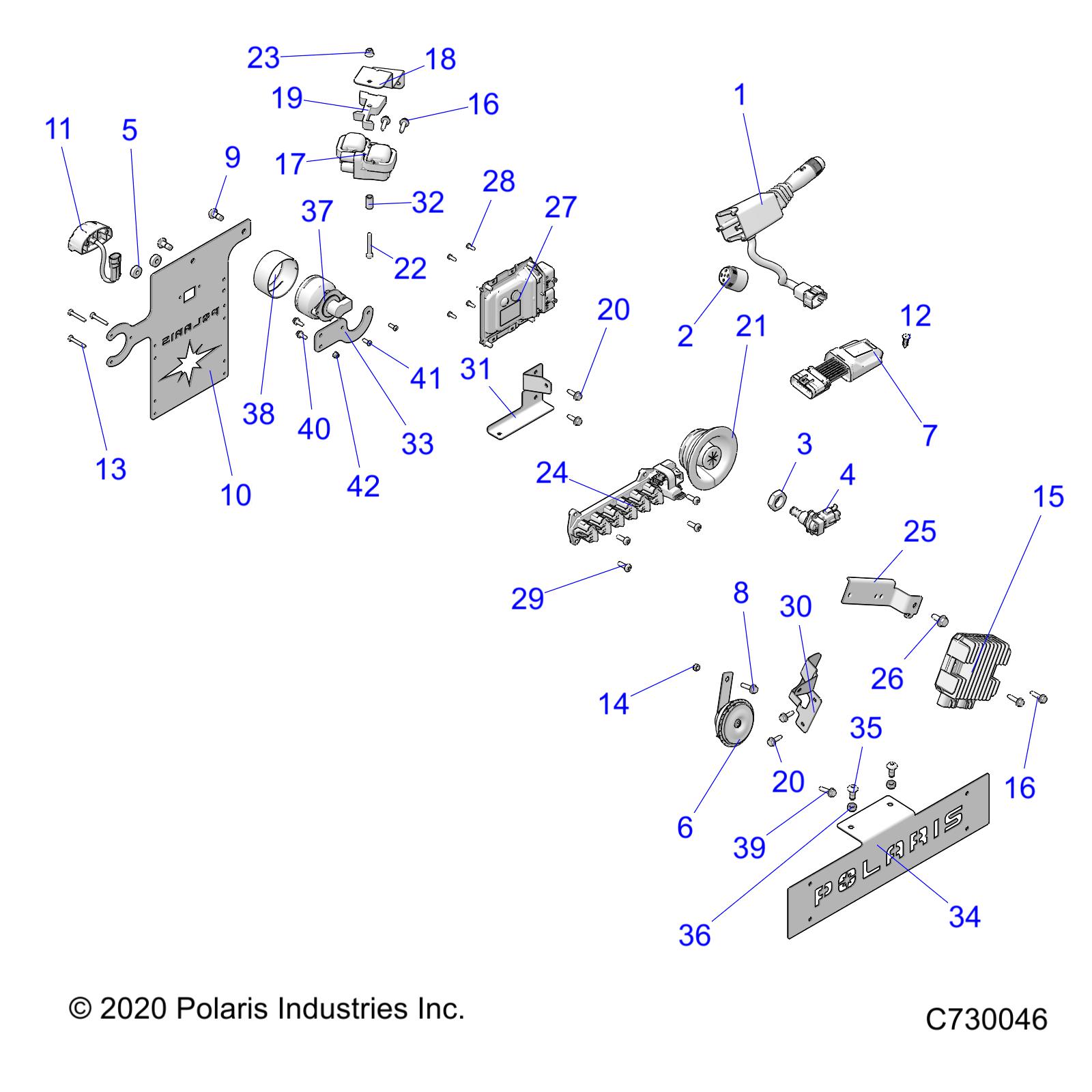 Part Number : 5265092-458 BRKT-LICENSE PL FRONT M.BLK