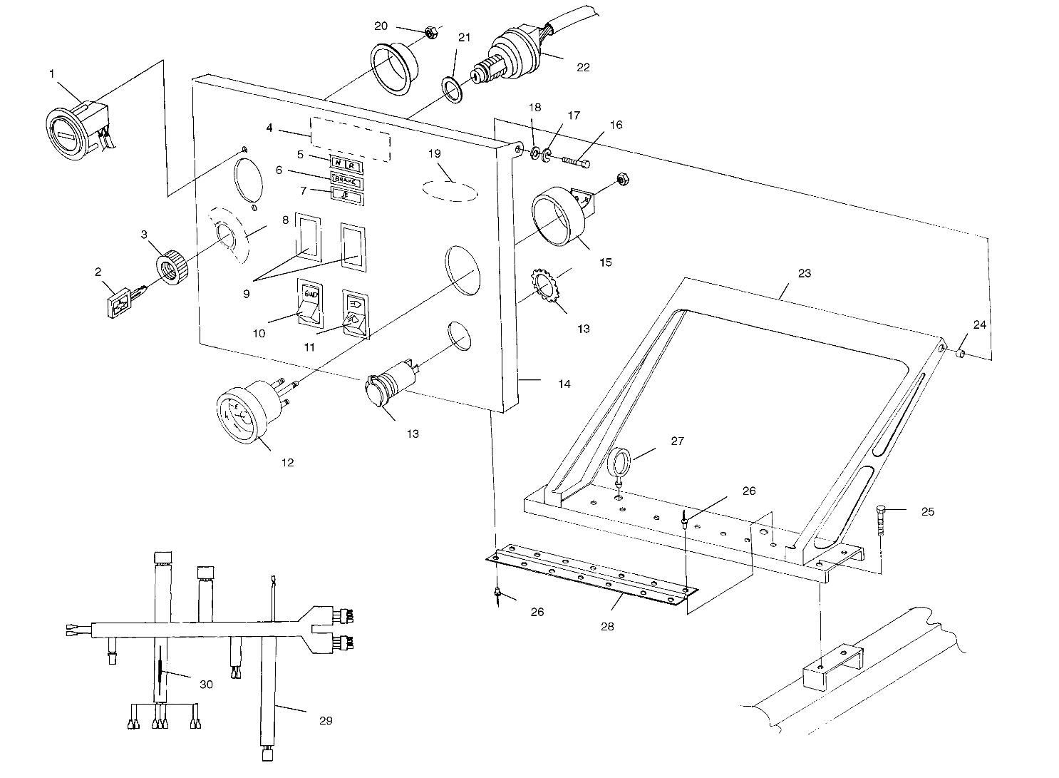 Part Number : 7543101 NUT  IGN.SWITCH(10)