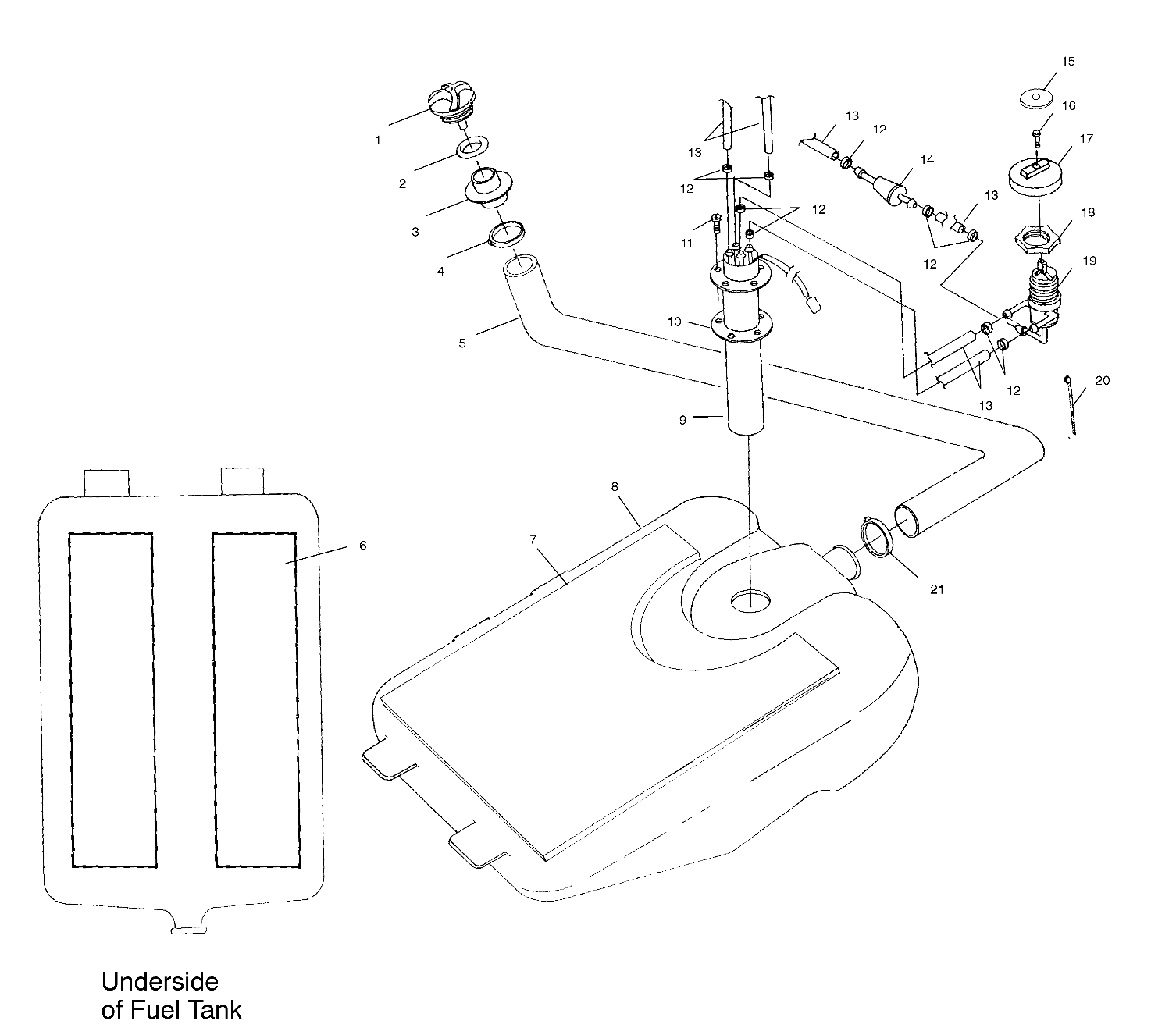 Part Number : 5811719 PAD-FUEL TANK BOTTOM