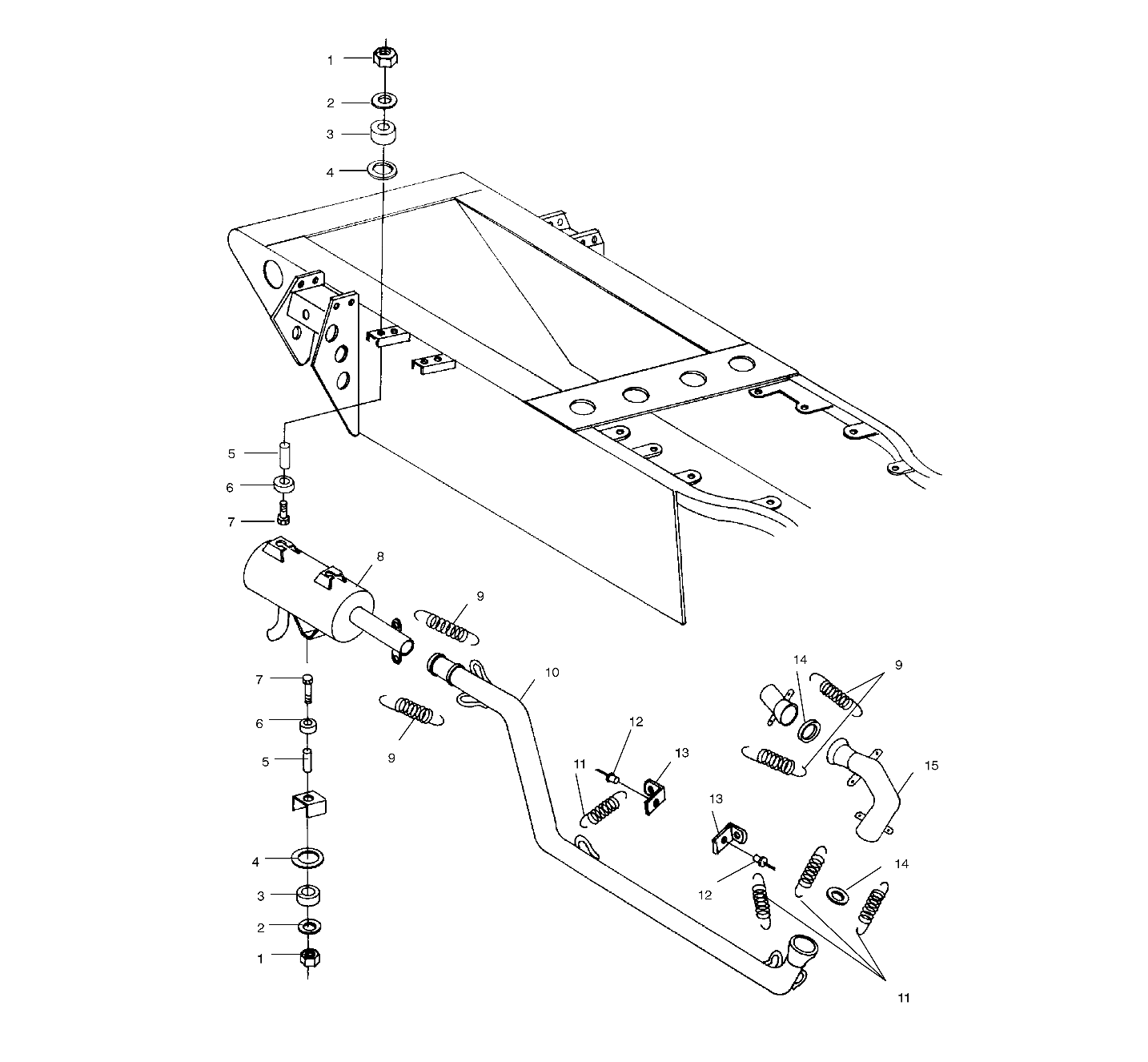 Part Number : 5242377-067 BRKT MT EXH.PIPE BLK