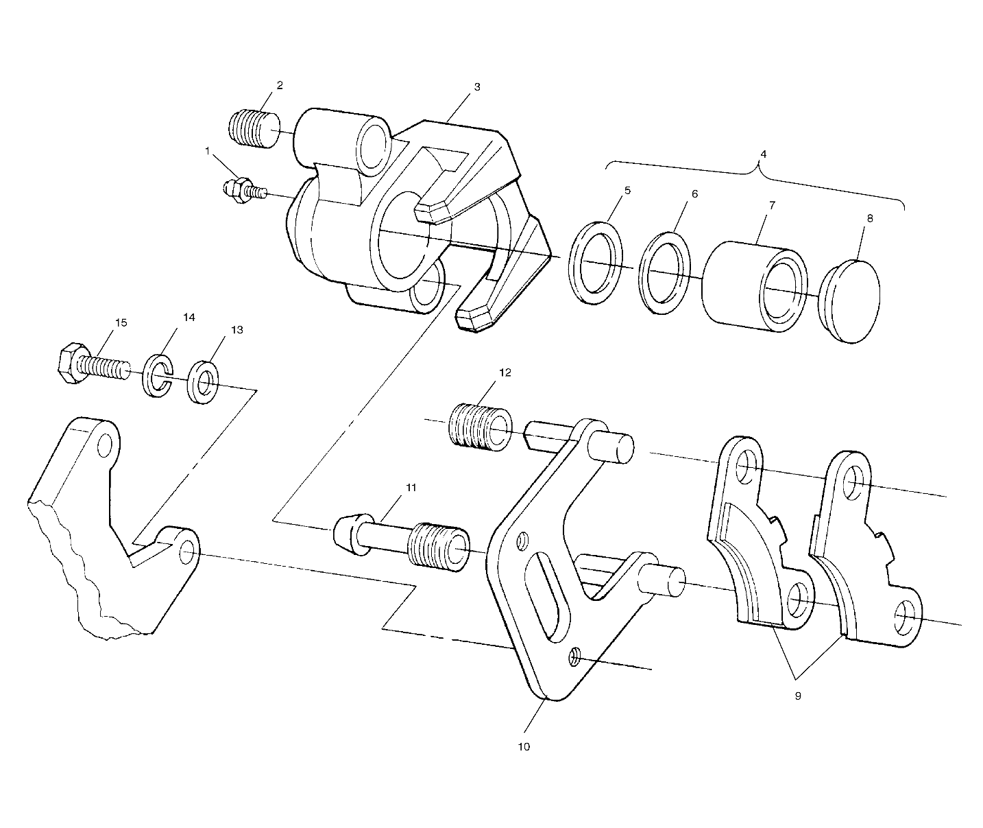 Part Number : 2201398 FRONT AFT BRAKE PADS KIT