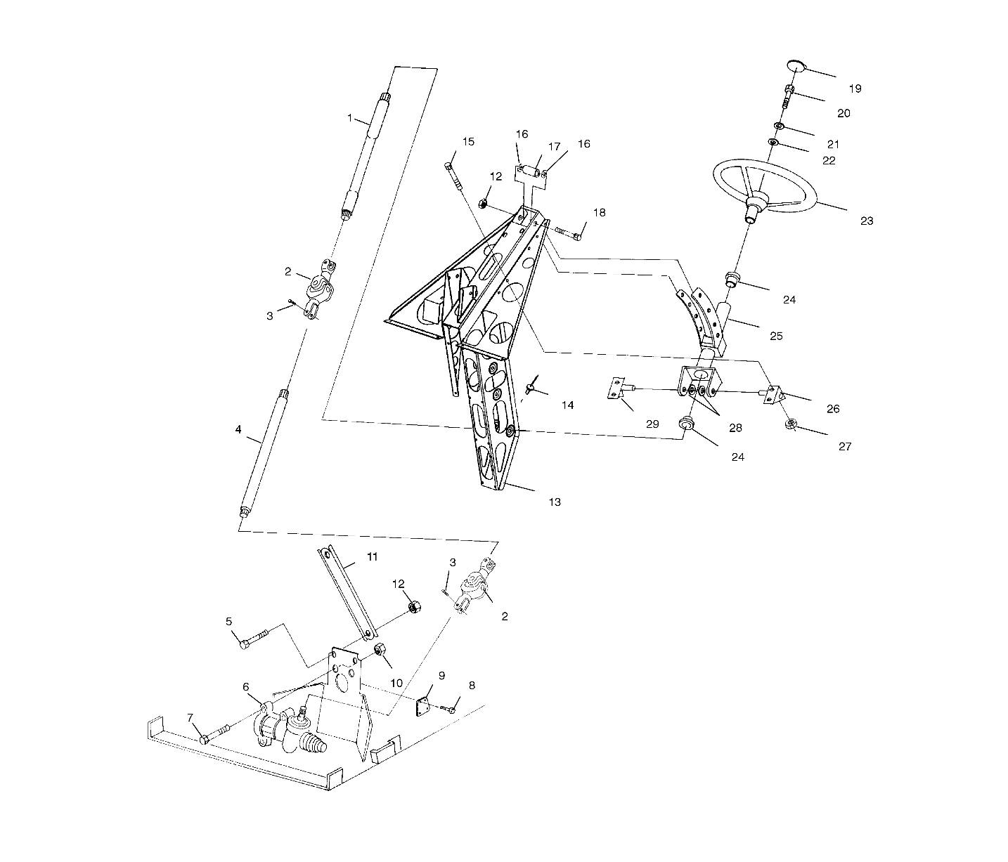 Part Number : 1040697-067 COLUMN STEERING BLK