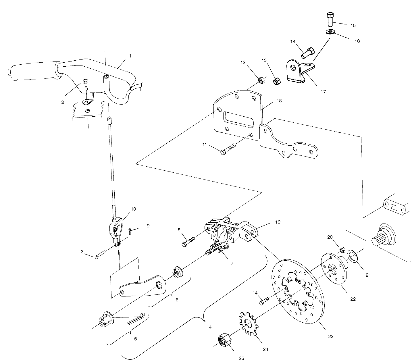 Part Number : 5433432 HANDLE-REPL PARKING BRAKE