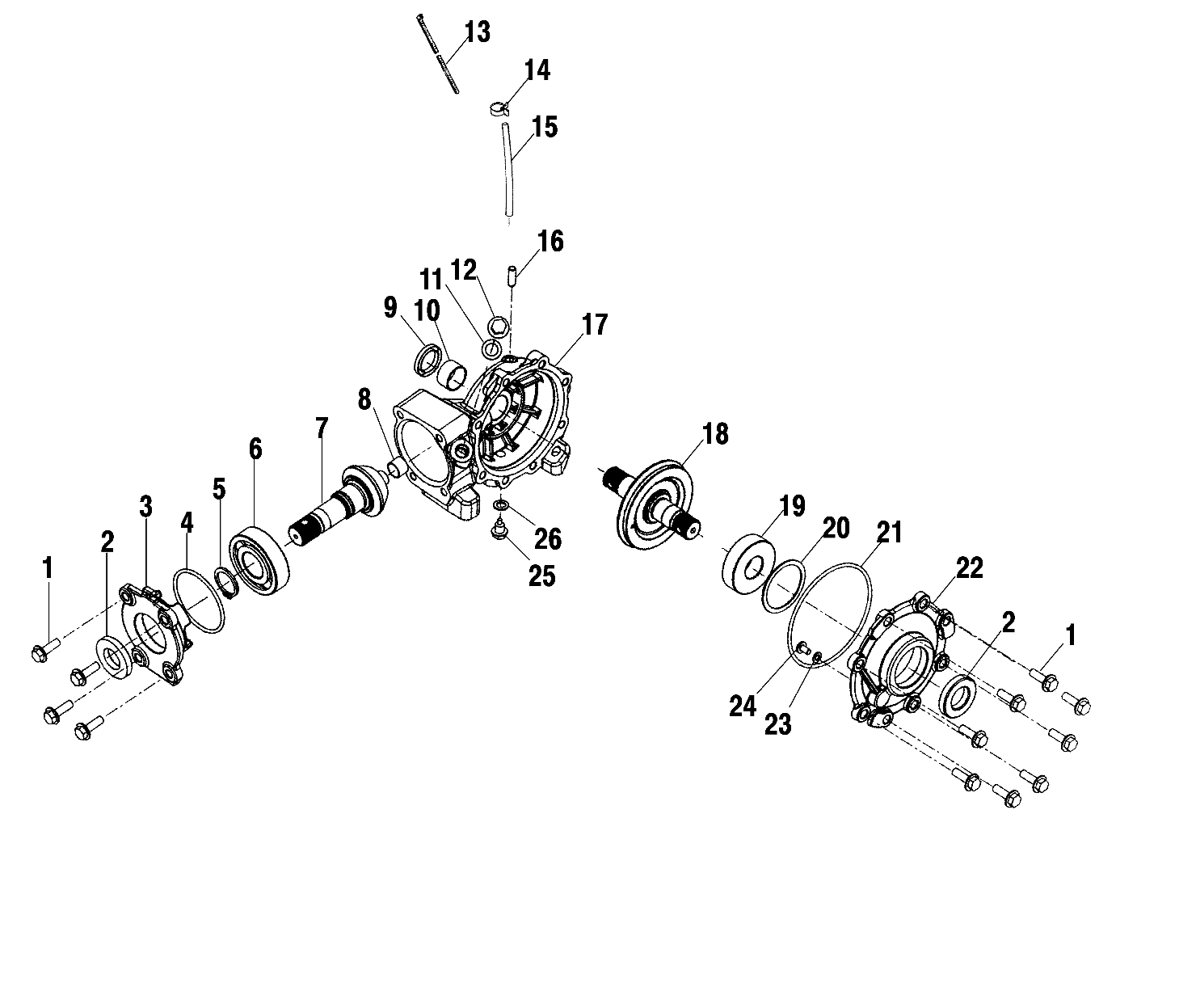 Part Number : 1341276 GEARCASE ASM FRONT