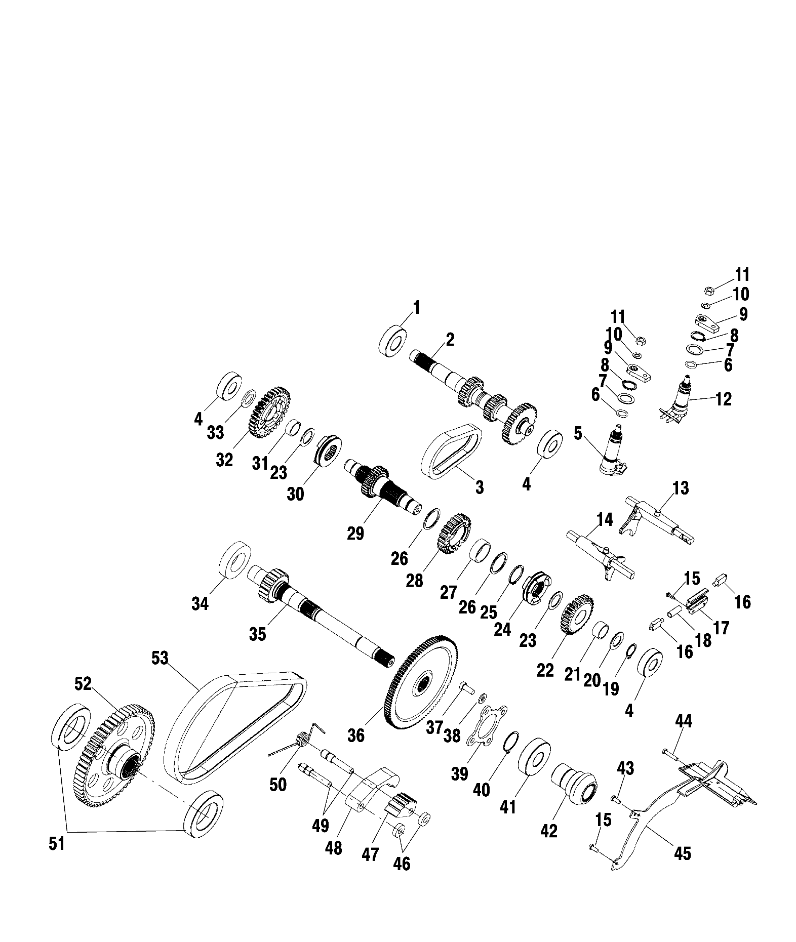 Part Number : 3233260 FORK ASM SHIFT H/R