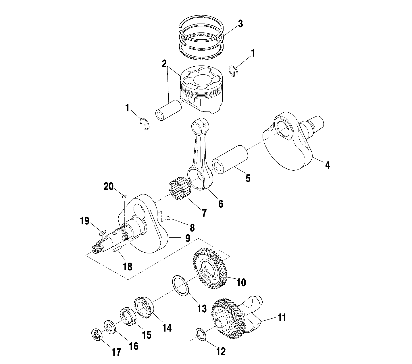 Part Number : 3087170 SET PISTON STANDARD