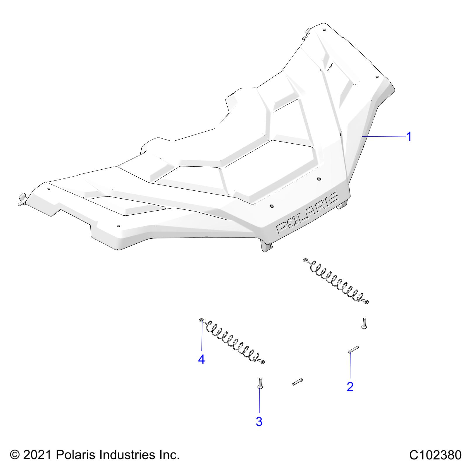 Foto diagrama Polaris que contem a peça 7081741