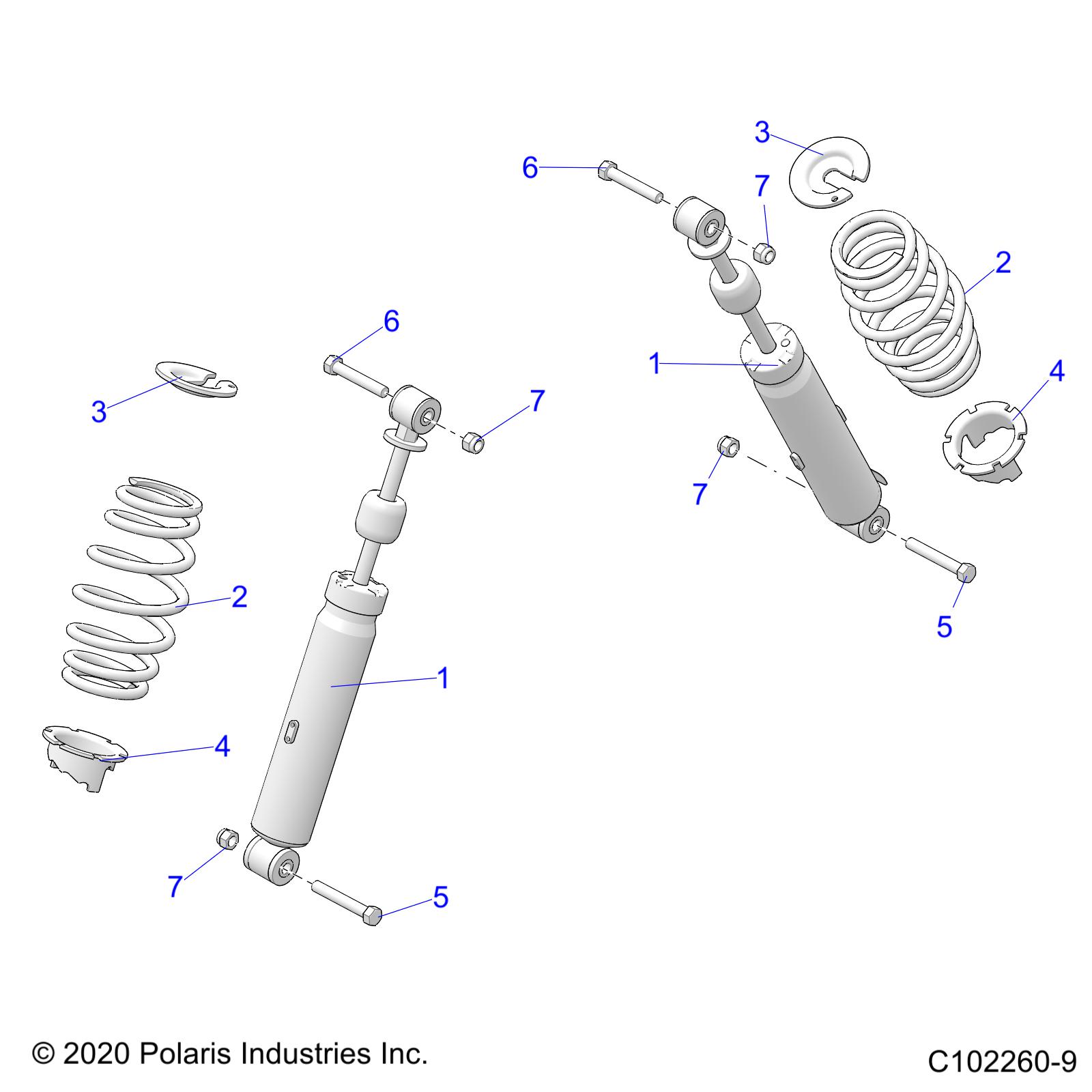 Part Number : 7045513 SHOCK FRONT