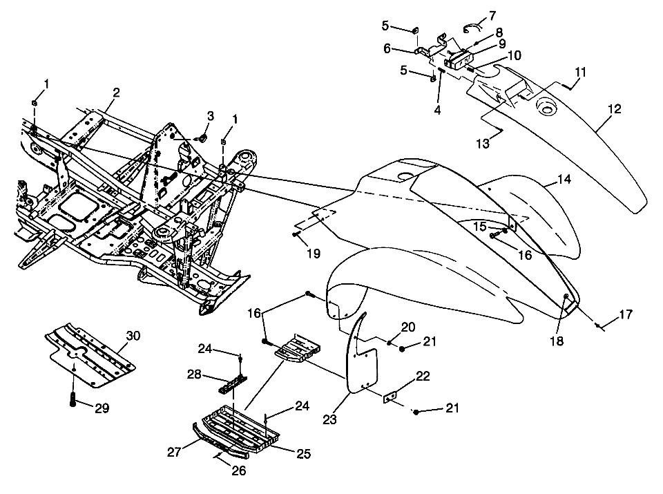 Foto diagrama Polaris que contem a peça 2631925-216