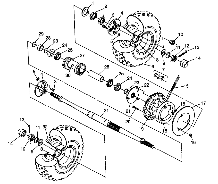 Foto diagrama Polaris que contem a peça 3224056-084