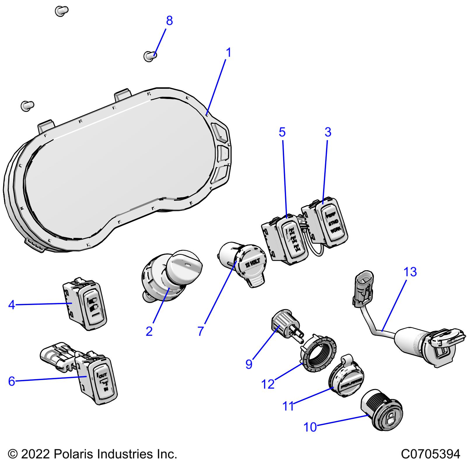 Part Number : 4080274-11 SWITCH-AWD SEALED