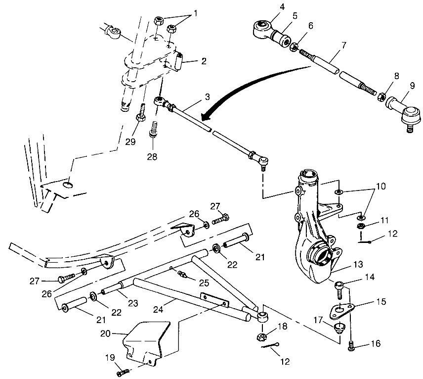 Part Number : 2201158 KIT RH A FRAME