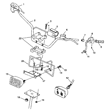 HANDLEBAR/HEADLIGHT