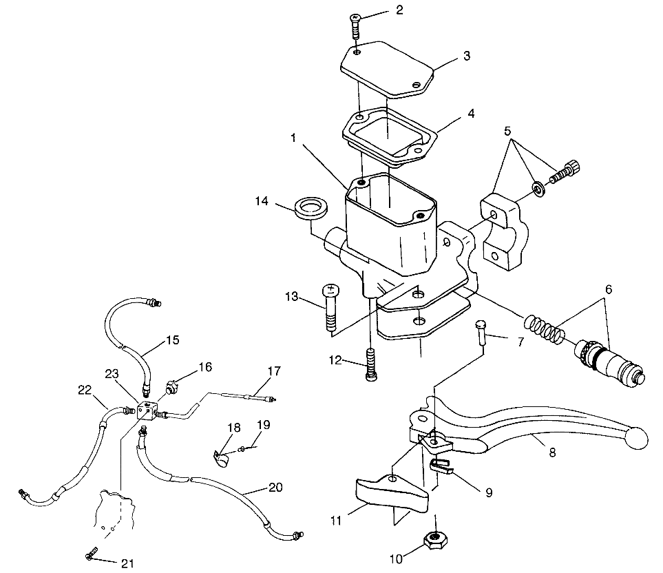 Part Number : 1930873 LINE REAR HANDBRAKE