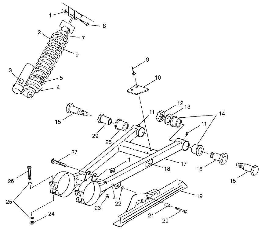 Part Number : 5432636 BUSHING LH SWINGARM HYBRID