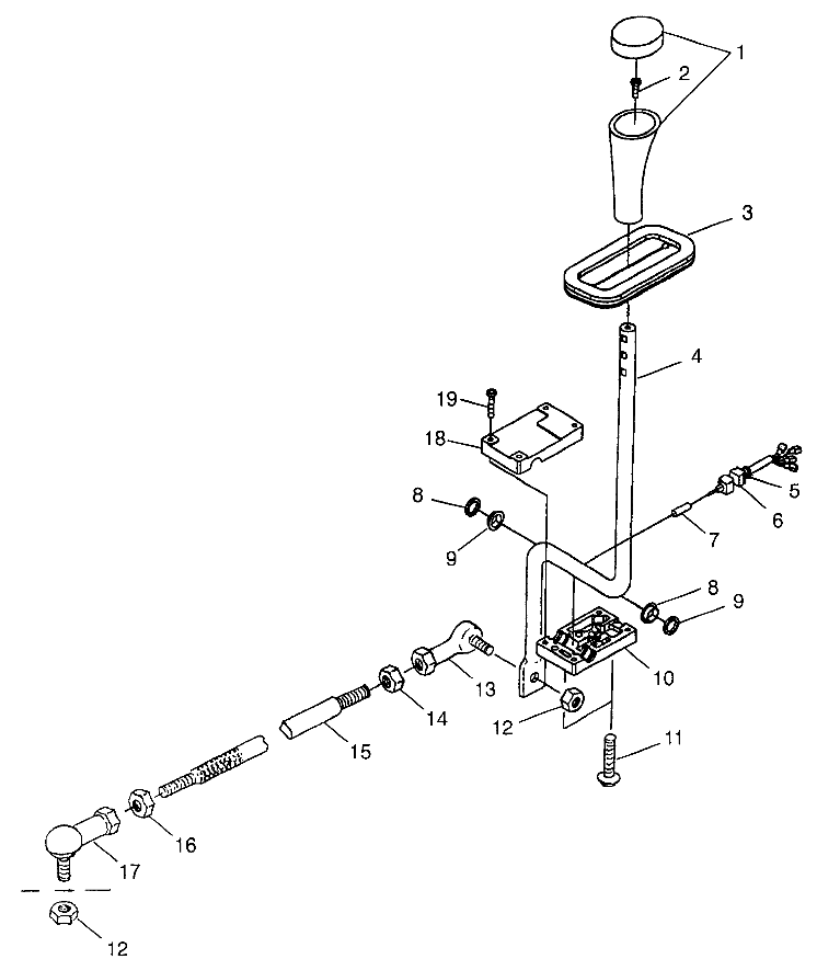 Foto diagrama Polaris que contem a peça 3233166