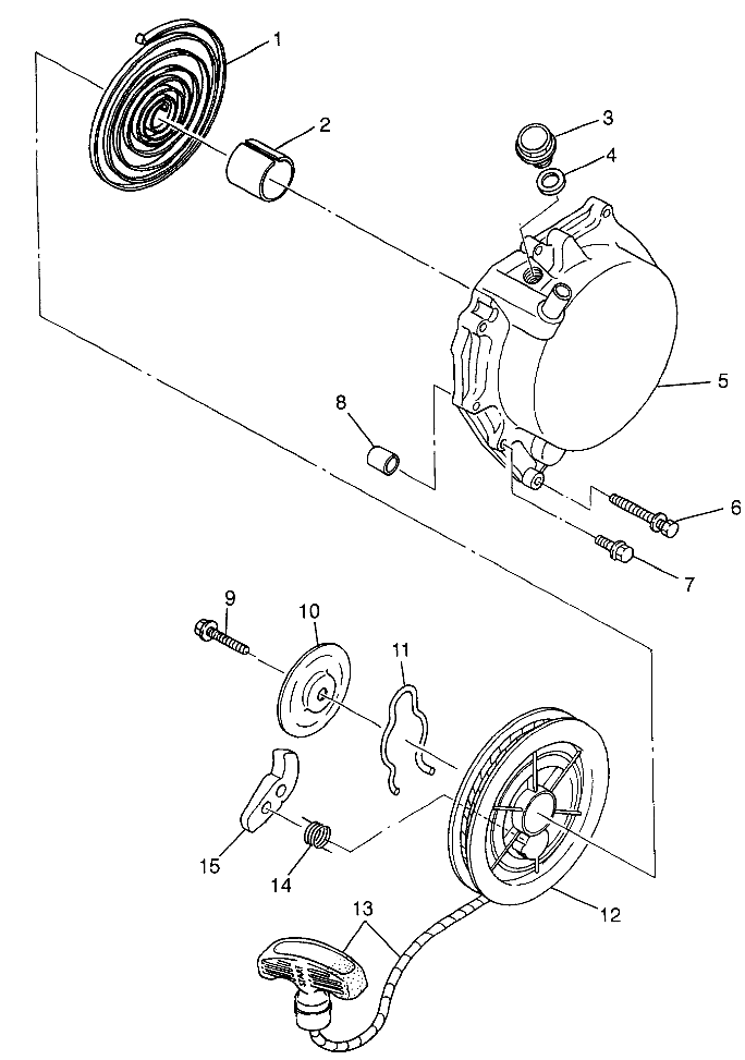 Part Number : 3085651 RECOIL STARTER ASSEMBLY