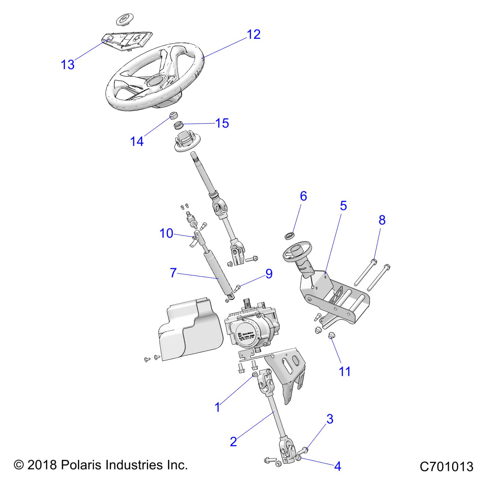 Part Number : 1823967 SHAFT-STEERING UPPER LOWER