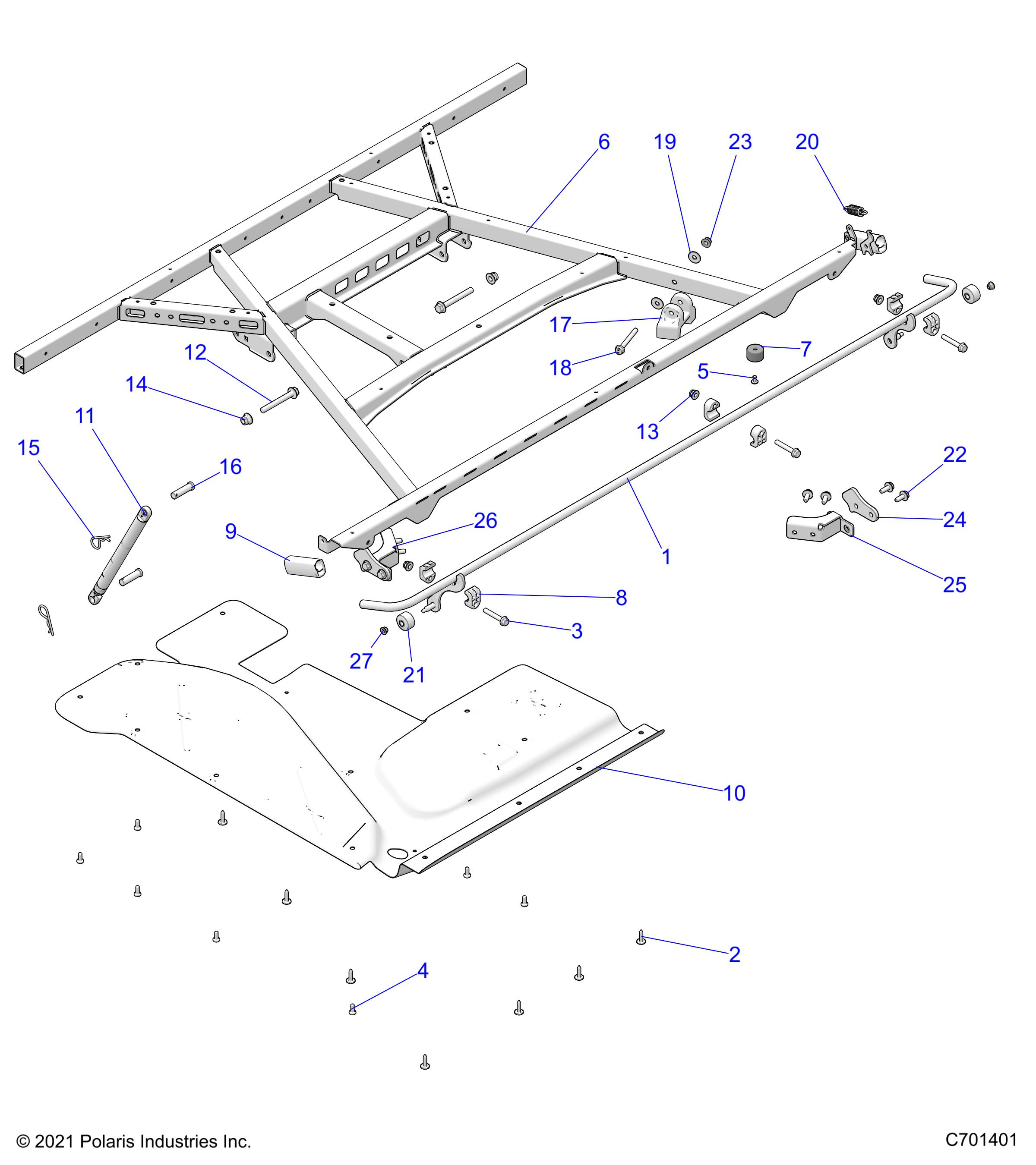 Part Number : 1026797-329 WELD-BOX SUPPORT SHORT BLK