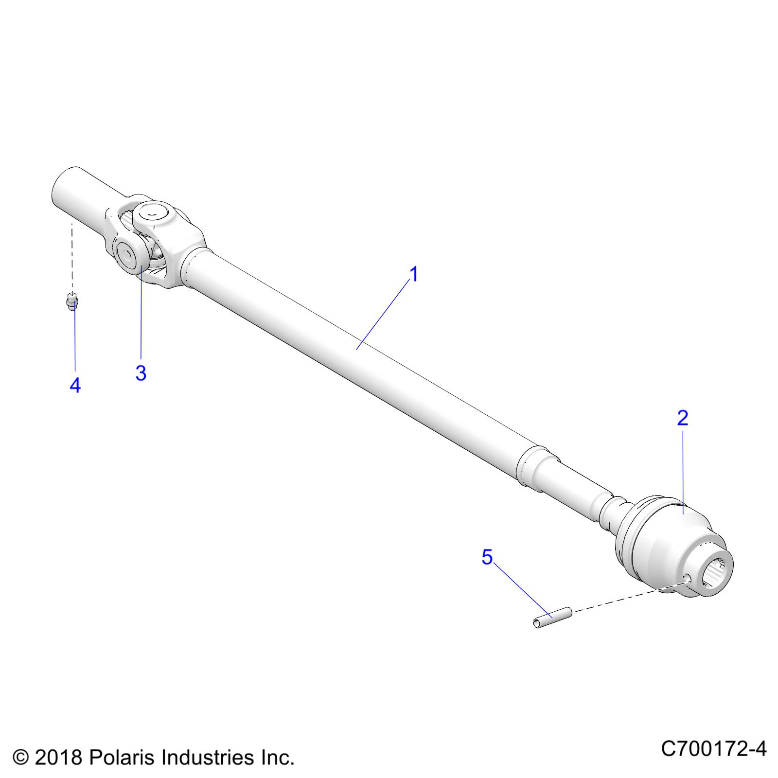 Foto diagrama Polaris que contem a peça 1334474