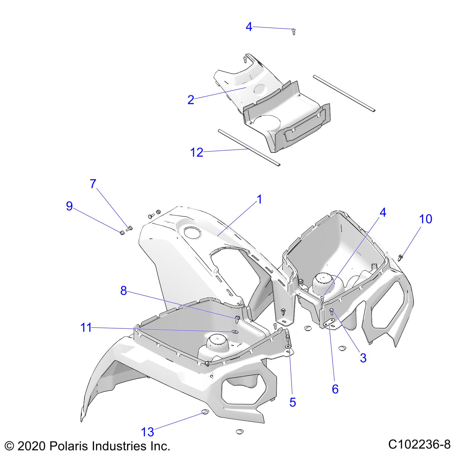 Part Number : 5439069-653 COVER-FRONT TTNM MET