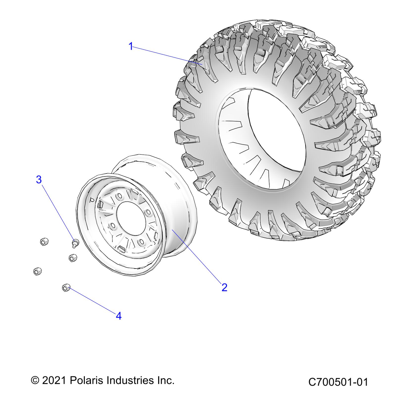 Part Number : 5413761 TIRE FR26X9R12PXTGENUINE  PART