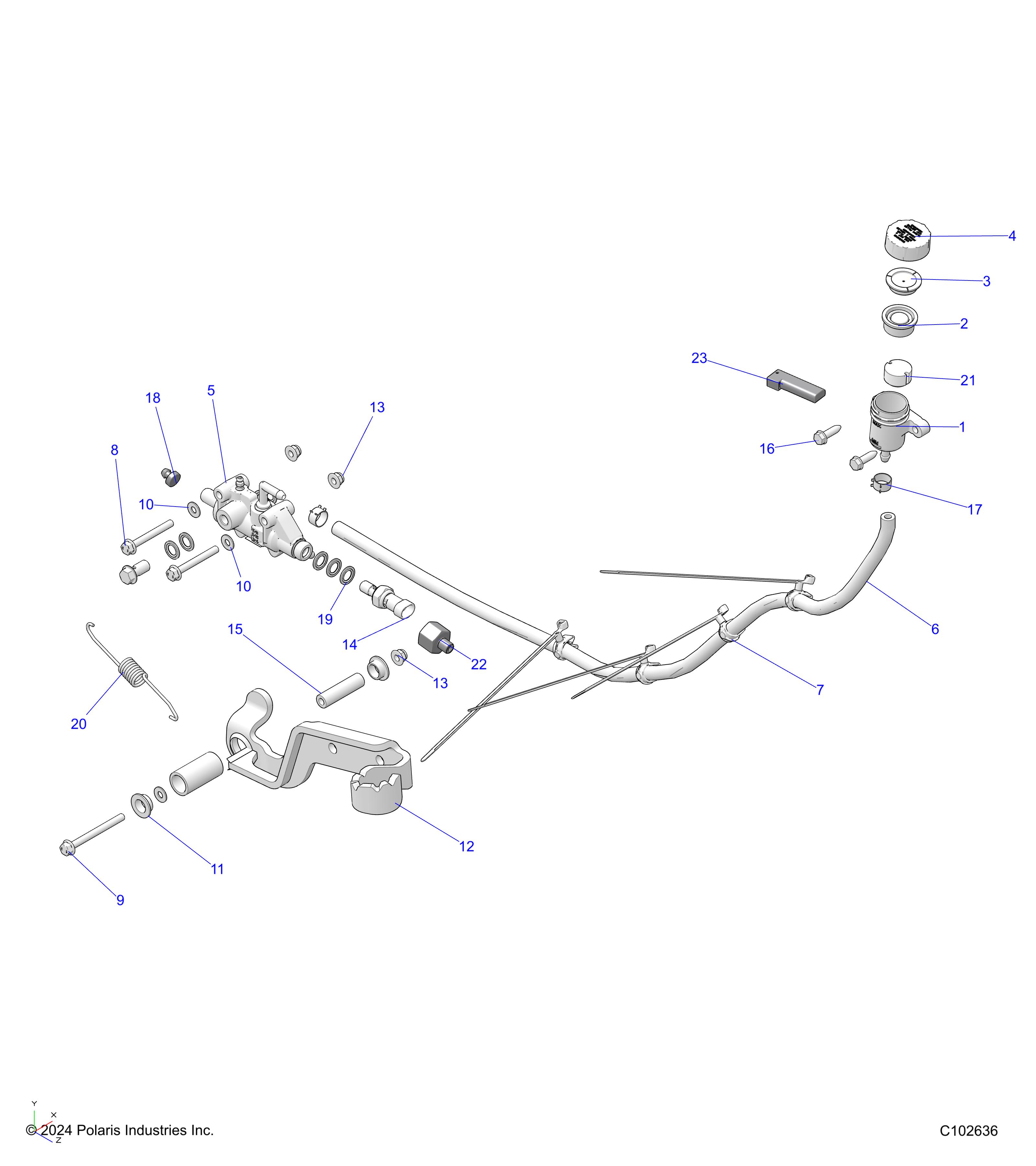 Part Number : 7046090 SPRING-RETURN BRK PEDAL 2.3