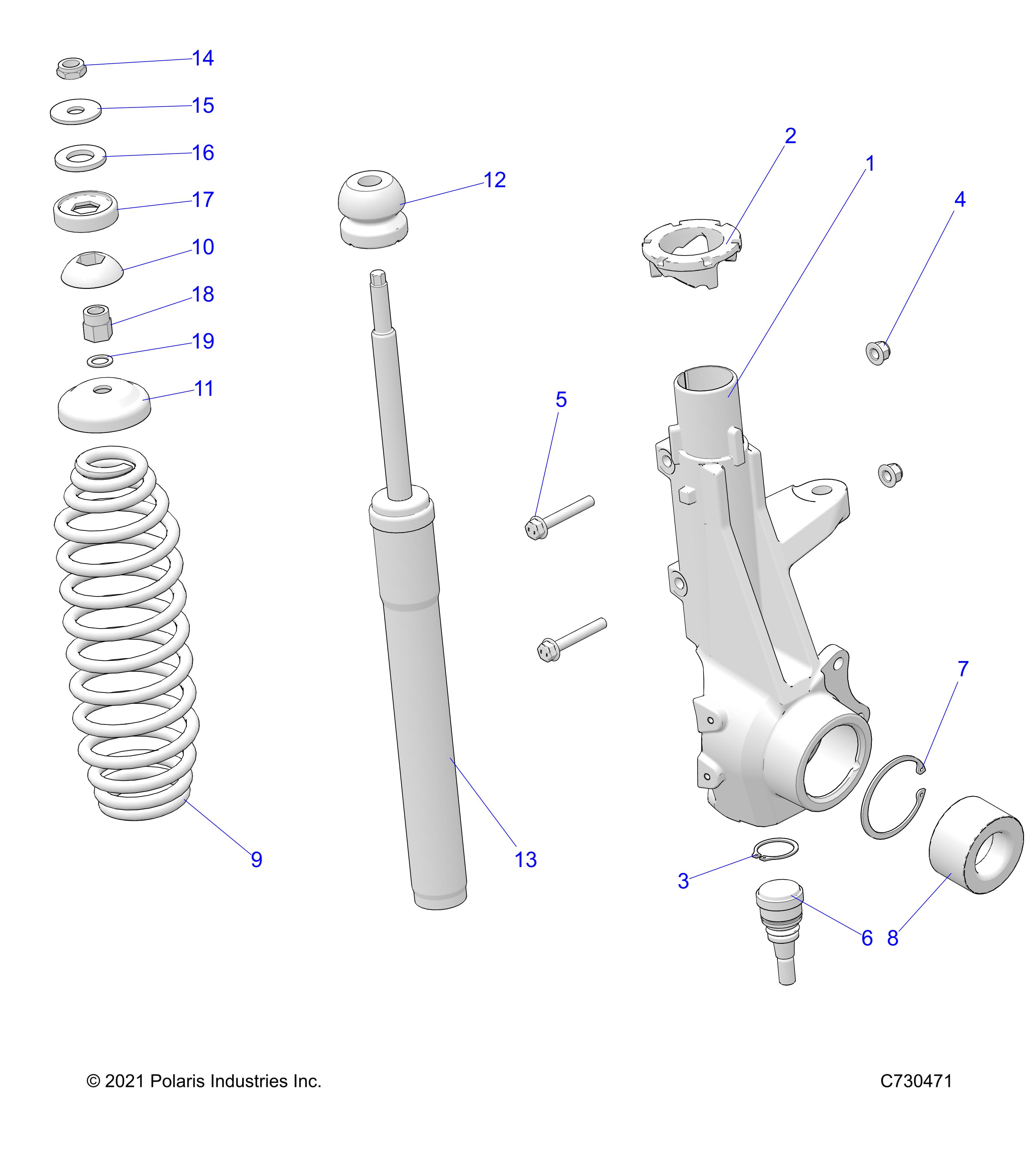 Part Number : 7044149 FRONT STRUT