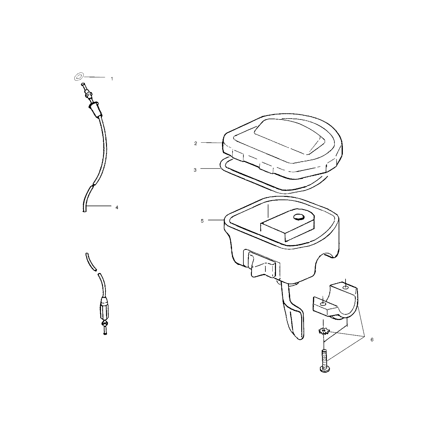 Part Number : 7080709 CABLE-THROTTLE SNAP-IN 4-CYCLE