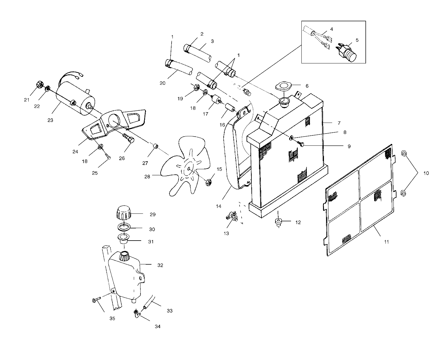 Foto diagrama Polaris que contem a peça 2460515