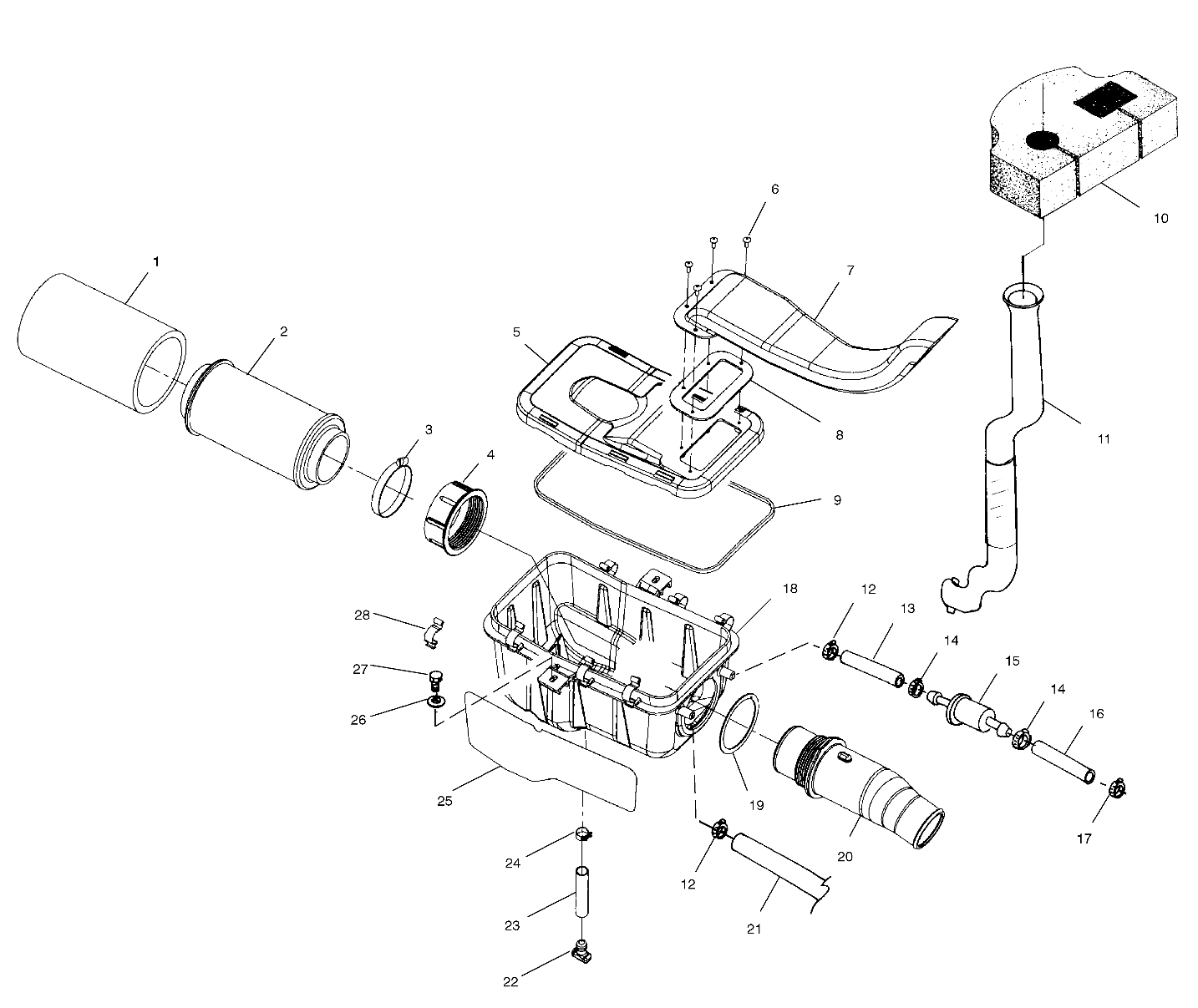 Part Number : 5432884 DUCT CARB.INLET DIESEL