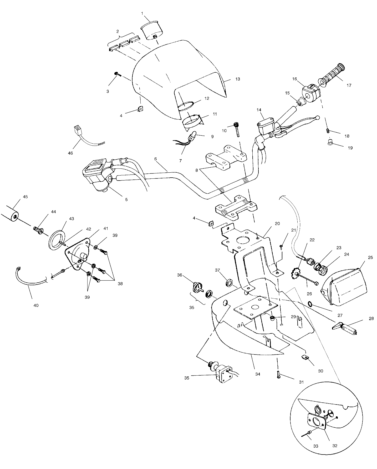 Part Number : 7080757 CABLE-FUEL SHUT OFF