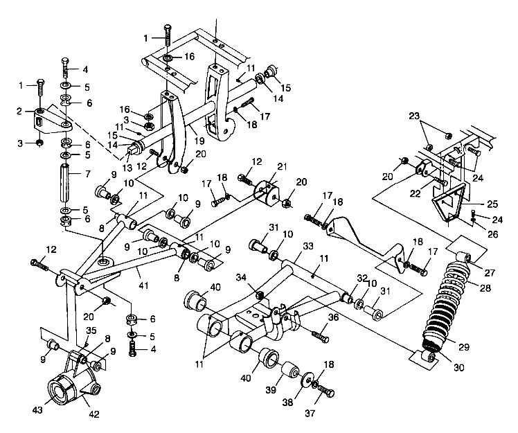 Foto diagrama Polaris que contem a peça 5432169
