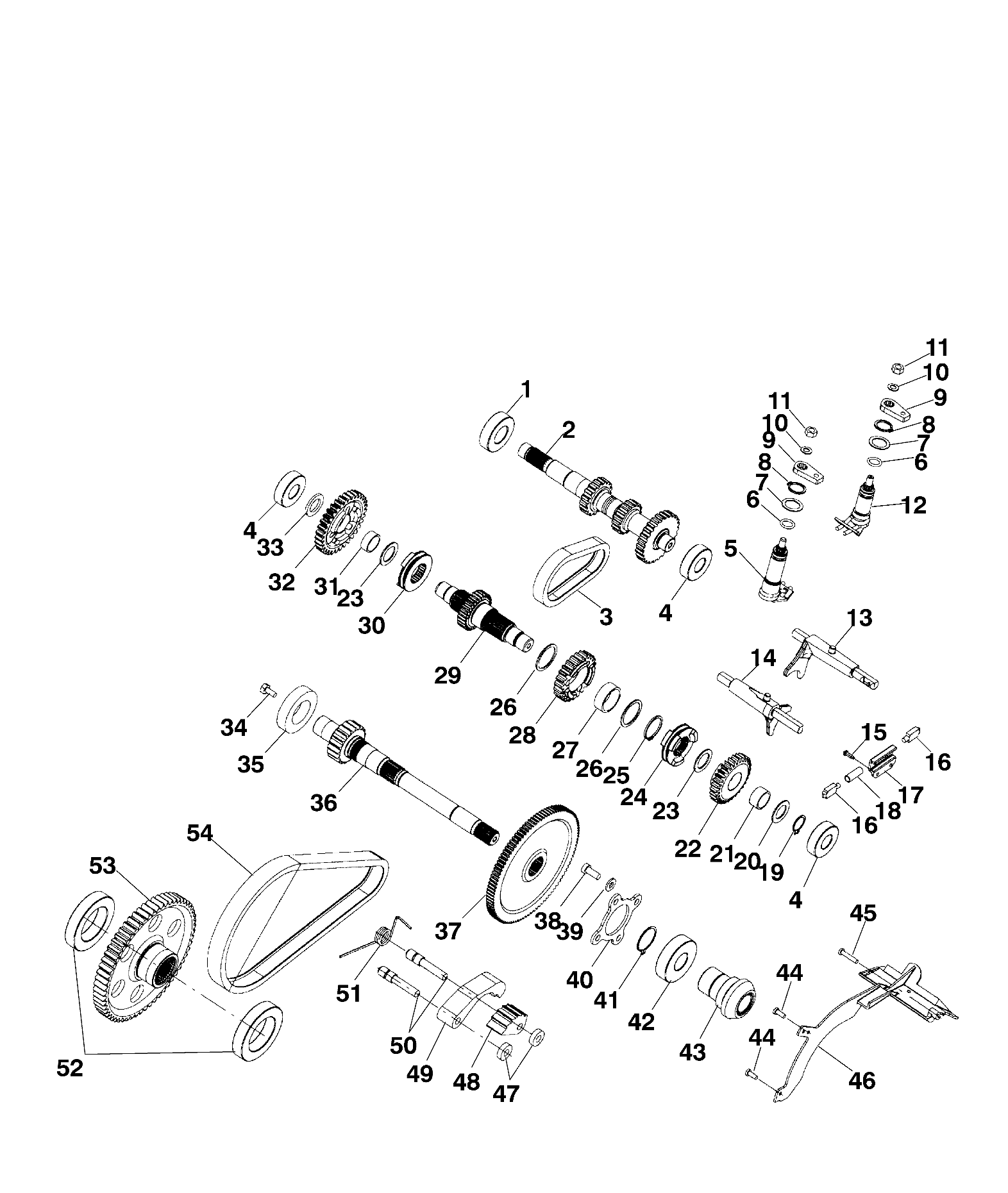 Part Number : 3233571 SHAFT INPUT 15T HCR HLR(DSL)