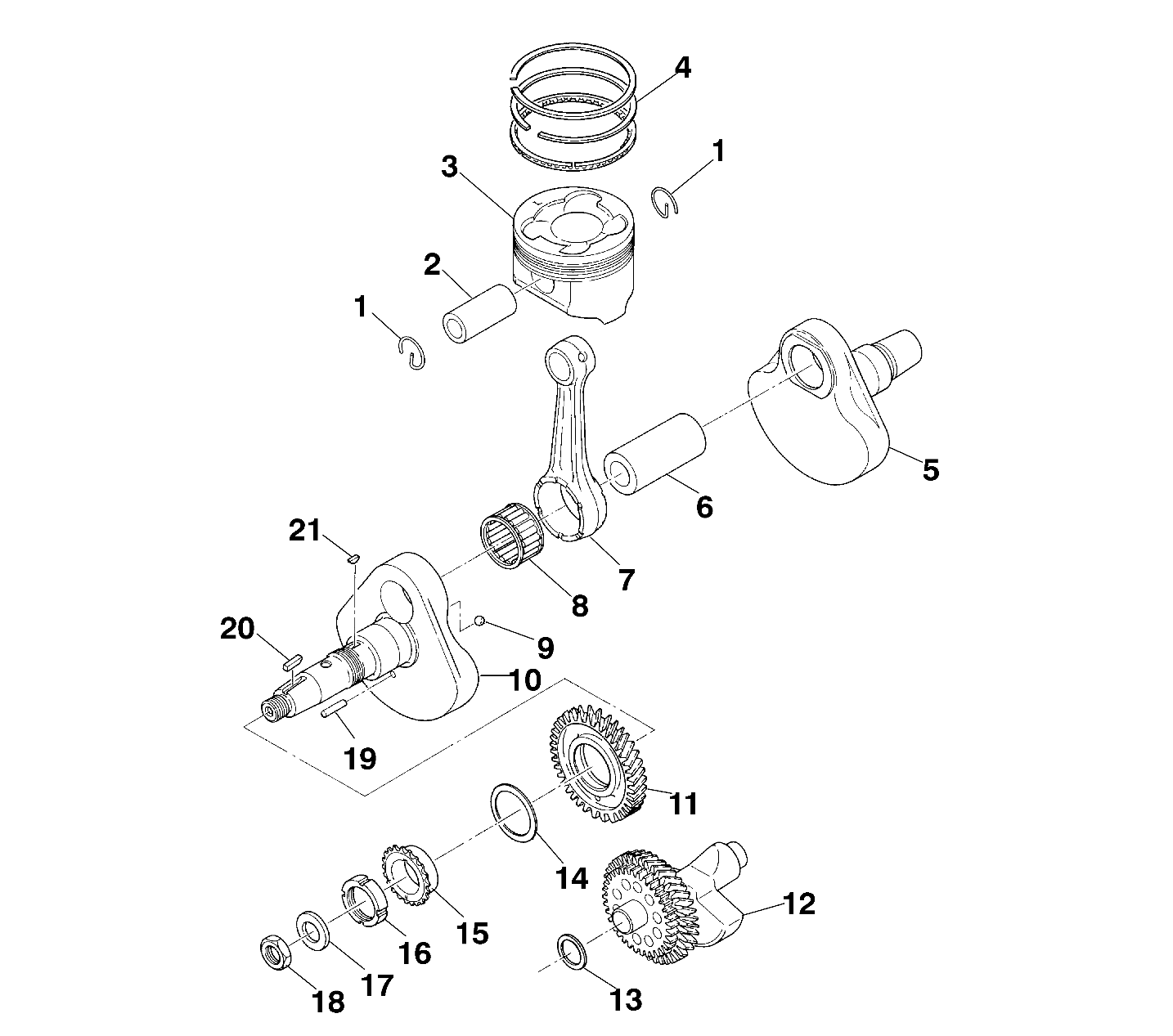 Part Number : 3087090 PIN-CRANK