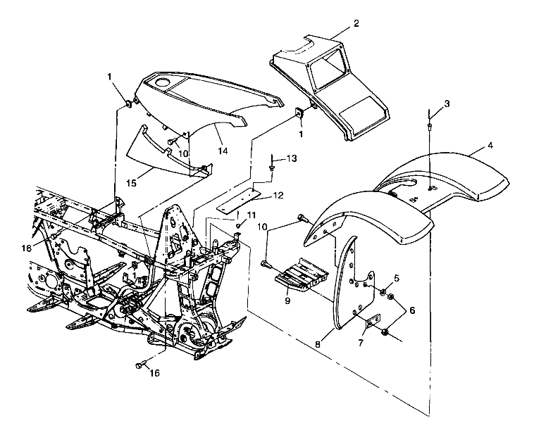 Foto diagrama Polaris que contem a peça 5211020-067