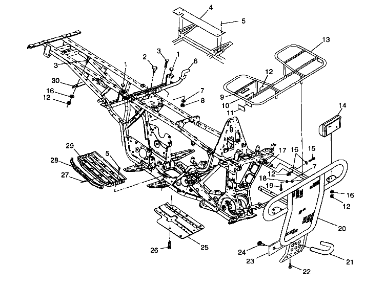 Foto diagrama Polaris que contem a peça 1040274-067