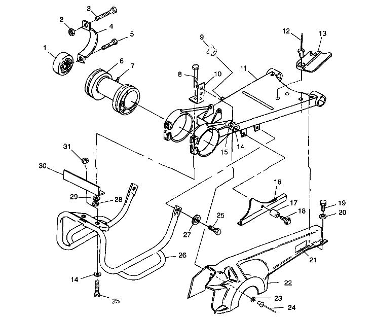 Foto diagrama Polaris que contem a peça 5430776