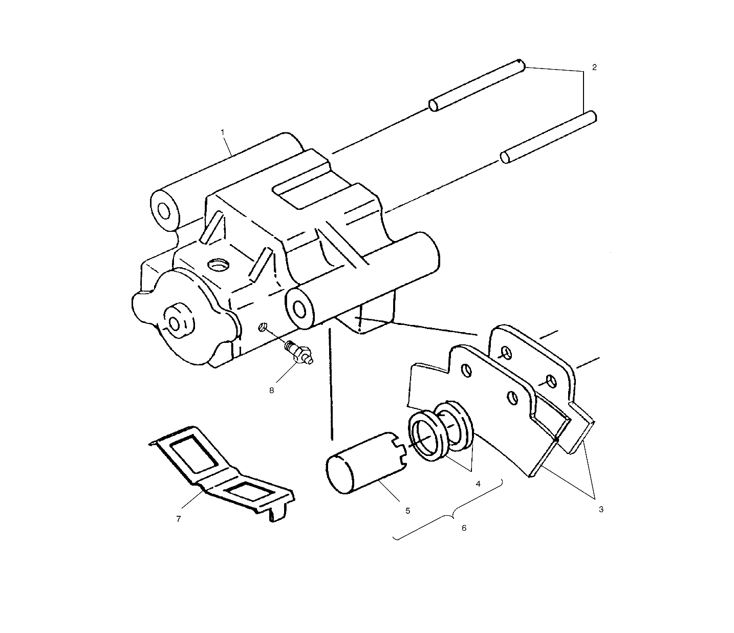 Foto diagrama Polaris que contem a peça 2200463