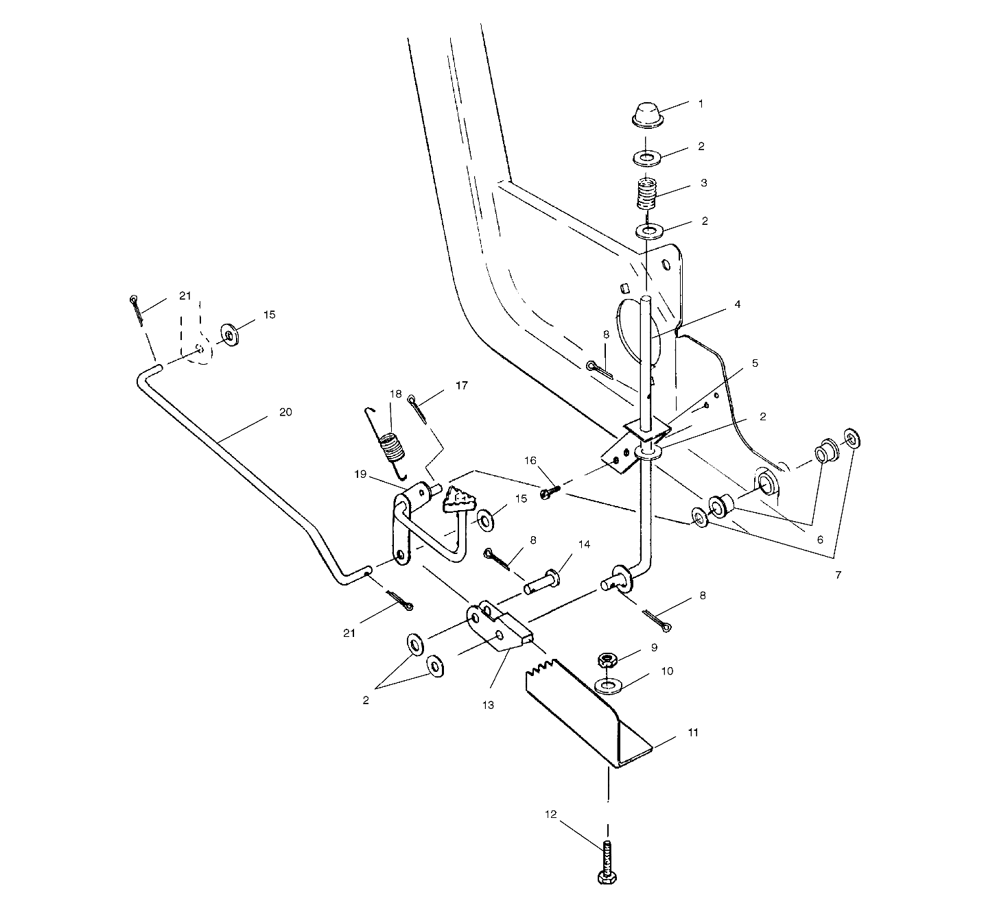 Foto diagrama Polaris que contem a peça 5224531