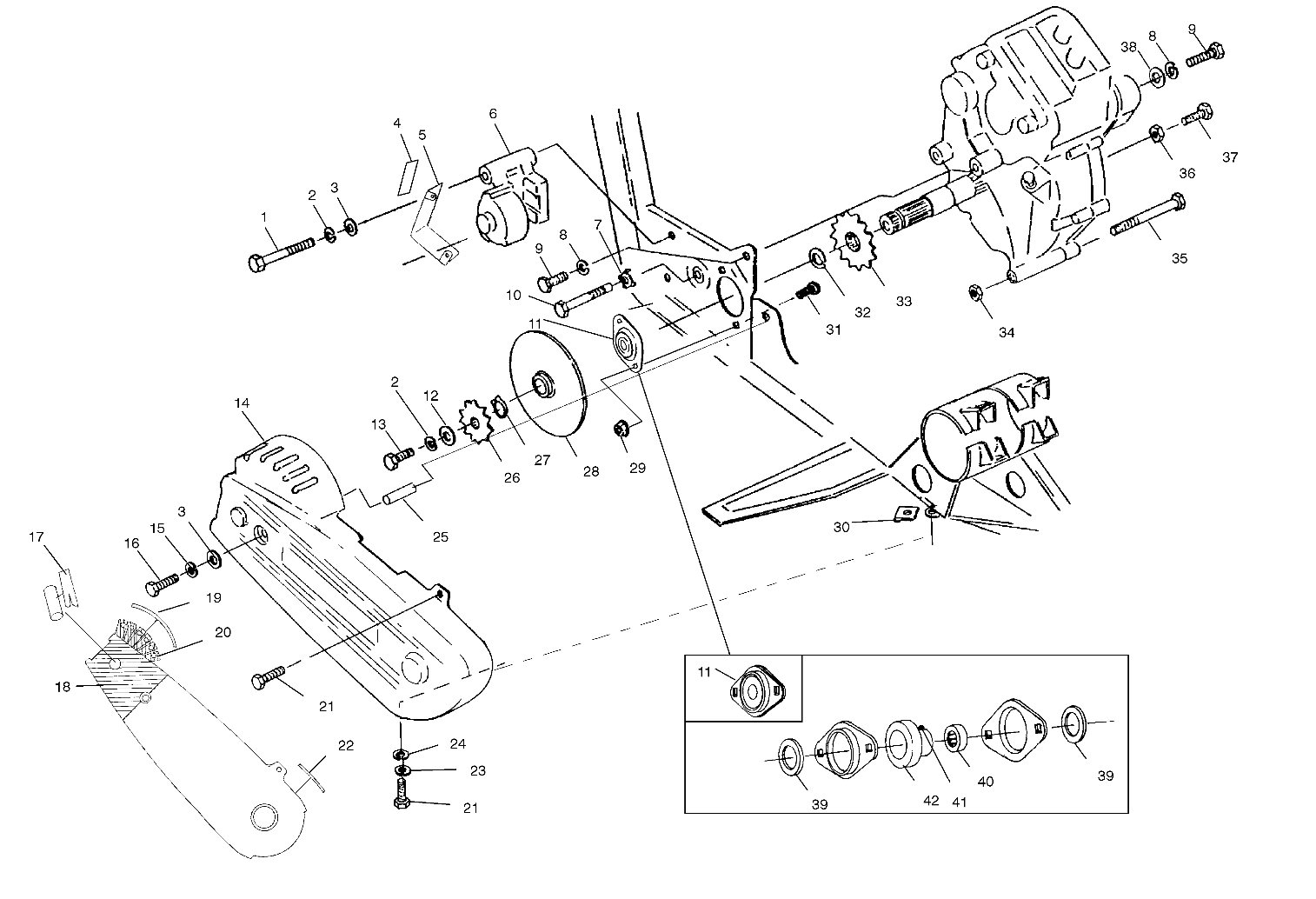 GEARCASE/BRAKE