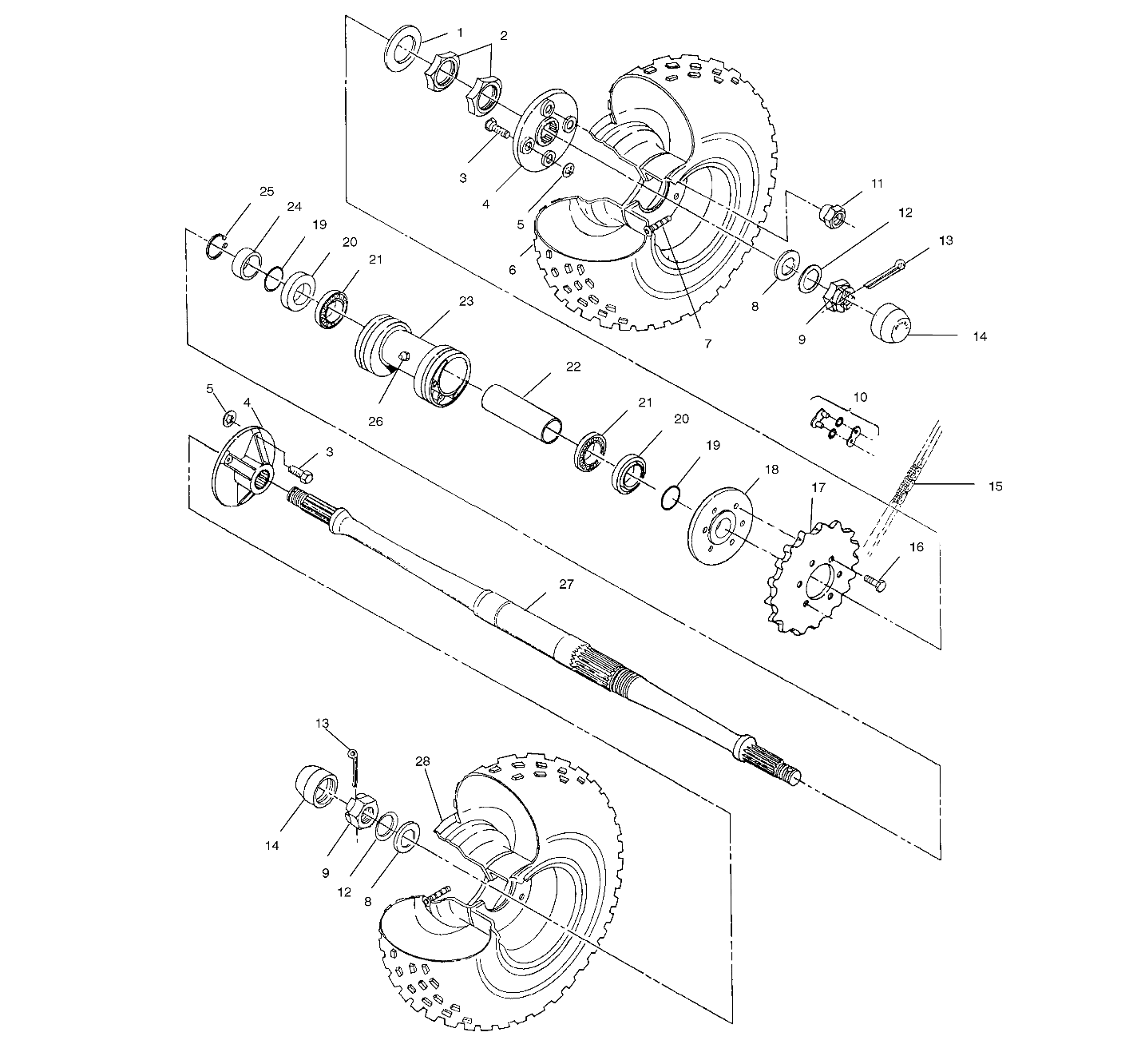 Foto diagrama Polaris que contem a peça 7555764