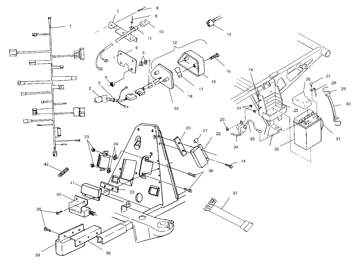 Foto diagrama Polaris que contem a peça 7080524