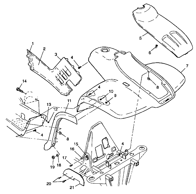 Part Number : 5432088-195 COVER FRONT E.B.GRN.